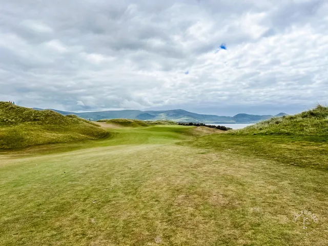 A wide view across the bay from Waterville Golf Links.